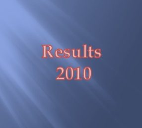 Results 2010