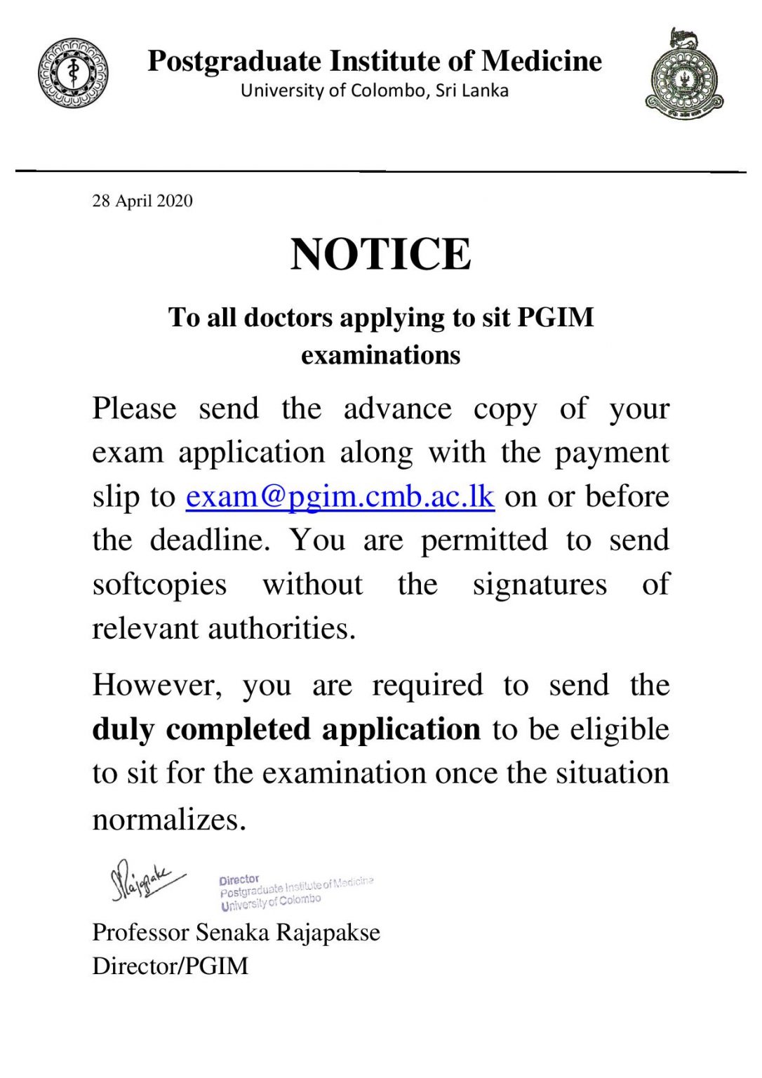 Applications PGIM