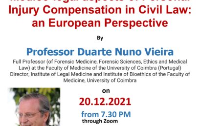 Medico-legal aspects of Personal Injury Compensation in Civil Law:  an European Perspective