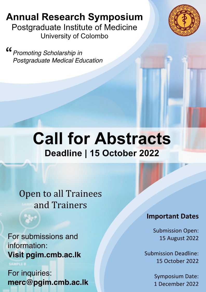 The Annual Research Symposium (ARS)-PGIM 2022