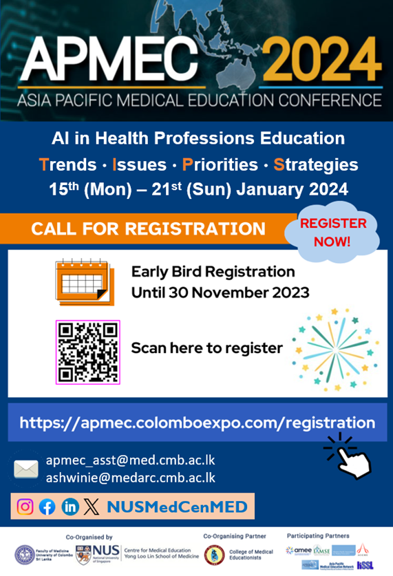 The Asia Pacific Medical Education Conference in Colombo