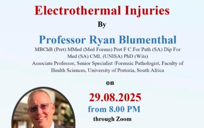 Monthly Guest Lecture  Electrothermal Injuries